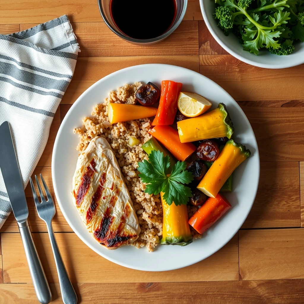 Przykładowy zdrowy posiłek